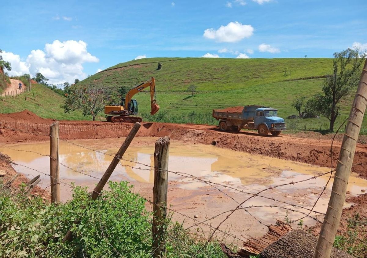 Obras do Fundo Cidades - adaptação dos municípios às mudanças climáticas - Bacia de contenção de enxurradas em São José do Calçado por SEG/Divulgação