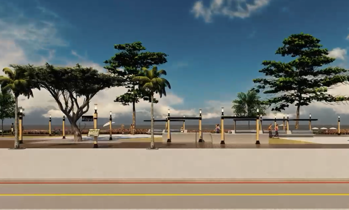Prefeitura promete revitalização de ruas, construção de ciclovia e parquinho para crianças em Ponta da Fruta por Reprodução | Prefeitura de Vila Velha