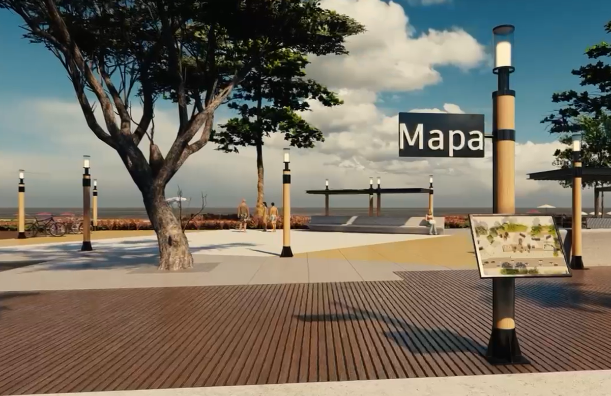 Prefeitura promete revitalização de ruas, construção de ciclovia e parquinho para crianças em Ponta da Fruta por Reprodução | Prefeitura de Vila Velha