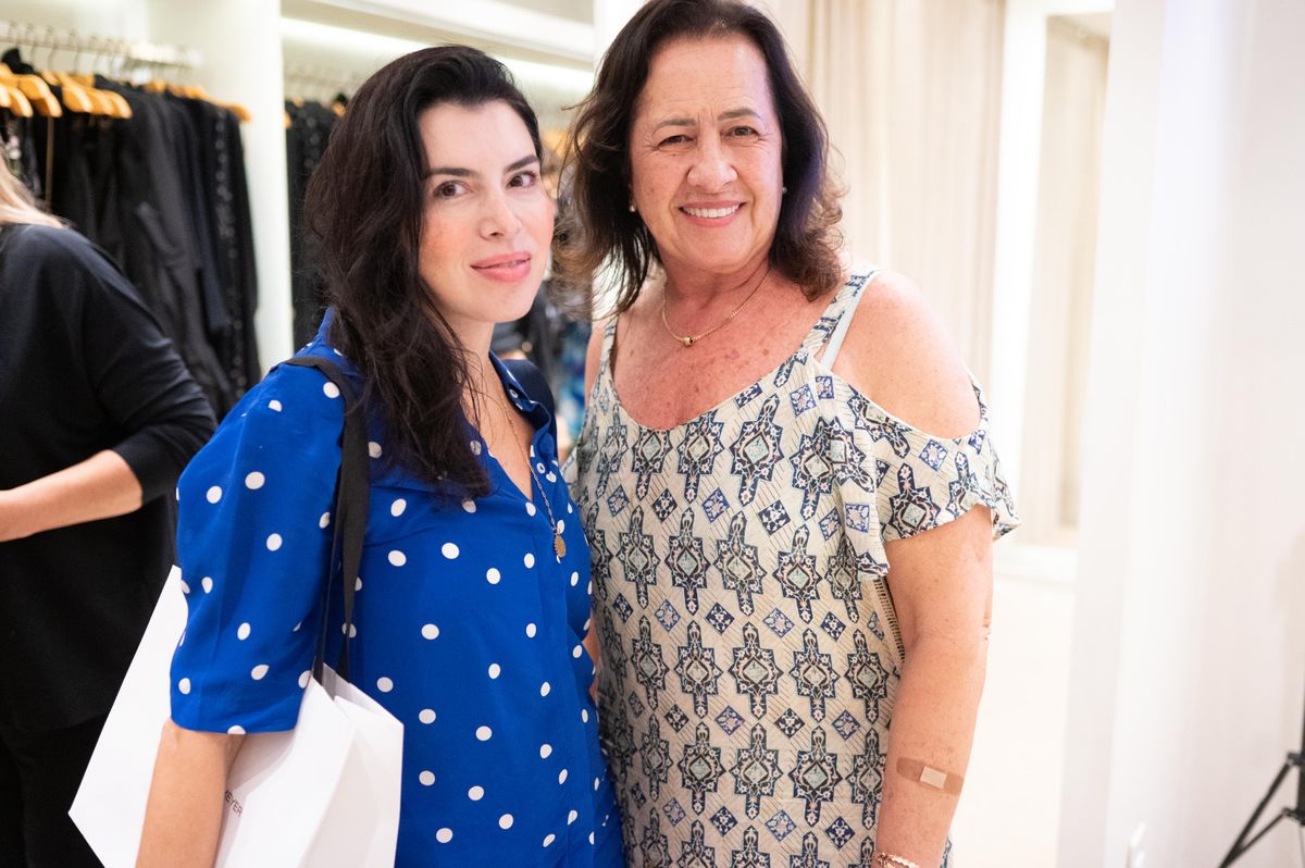 Regina Leal e Elizabeth Perim