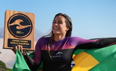Filha de Neymara Carvalho conquistou o título da categoria Pro Junior no mundial de bodyboard em Antofagatsta, no Chile, e será recebida com festa no aeroporto