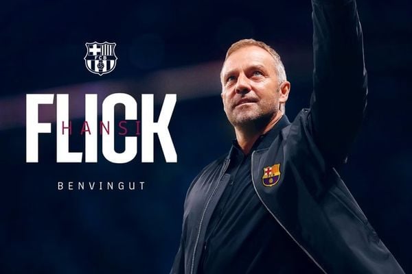 Hansi Flick é o novo técnico do Barça, segundo o próprio clube anunciou nesta manhã