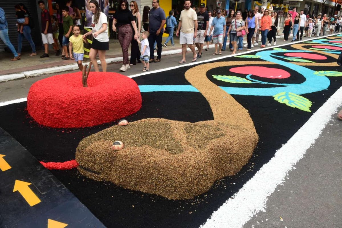Festa de Corpus Christi, em Castelo, Sul do ES por Carlos Alberto Silva