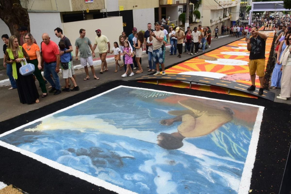Festa de Corpus Christi, em Castelo, Sul do ES por Carlos Alberto Silva