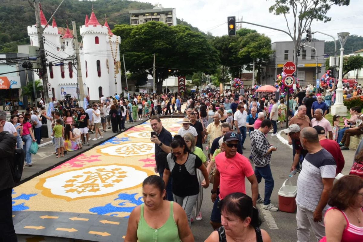 Festa de Corpus Christi, em Castelo, Sul do ES por Carlos Alberto Silva