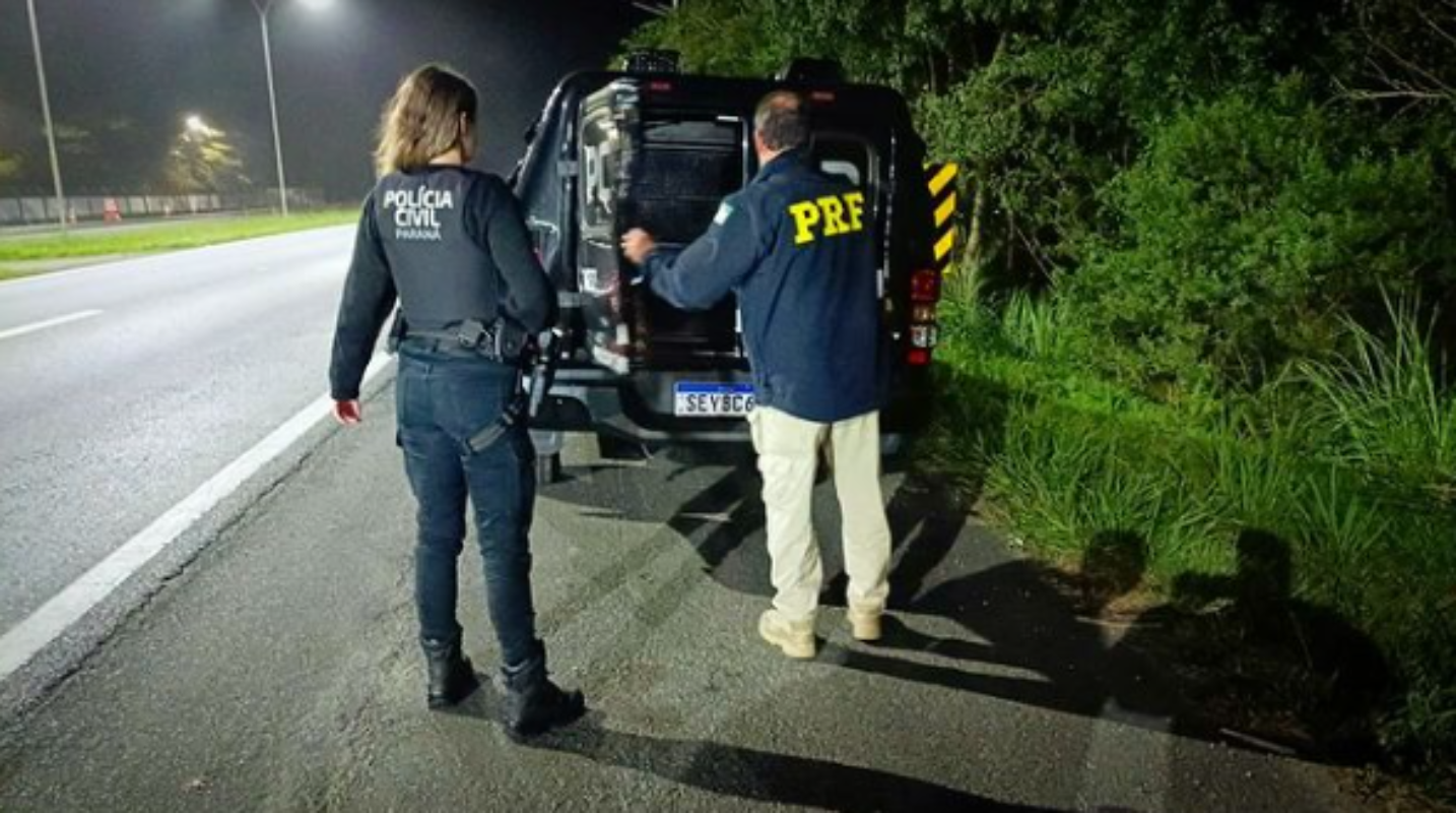 Imagem - Polícia prende suspeito de estuprar uma mulher na frente da filha no PR