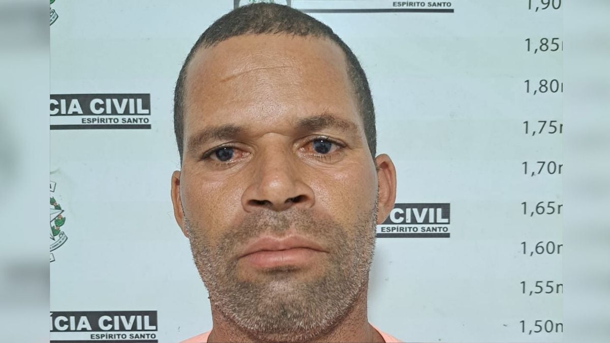 Alessandro de Souza Rocha, de 40 anos, preso pela morte de Aloízio Coutinho Moraes, em Linhares