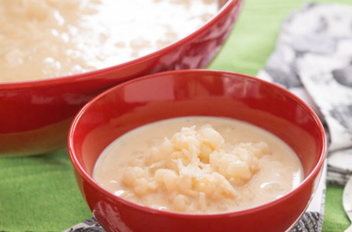 Canjica doce tradicional