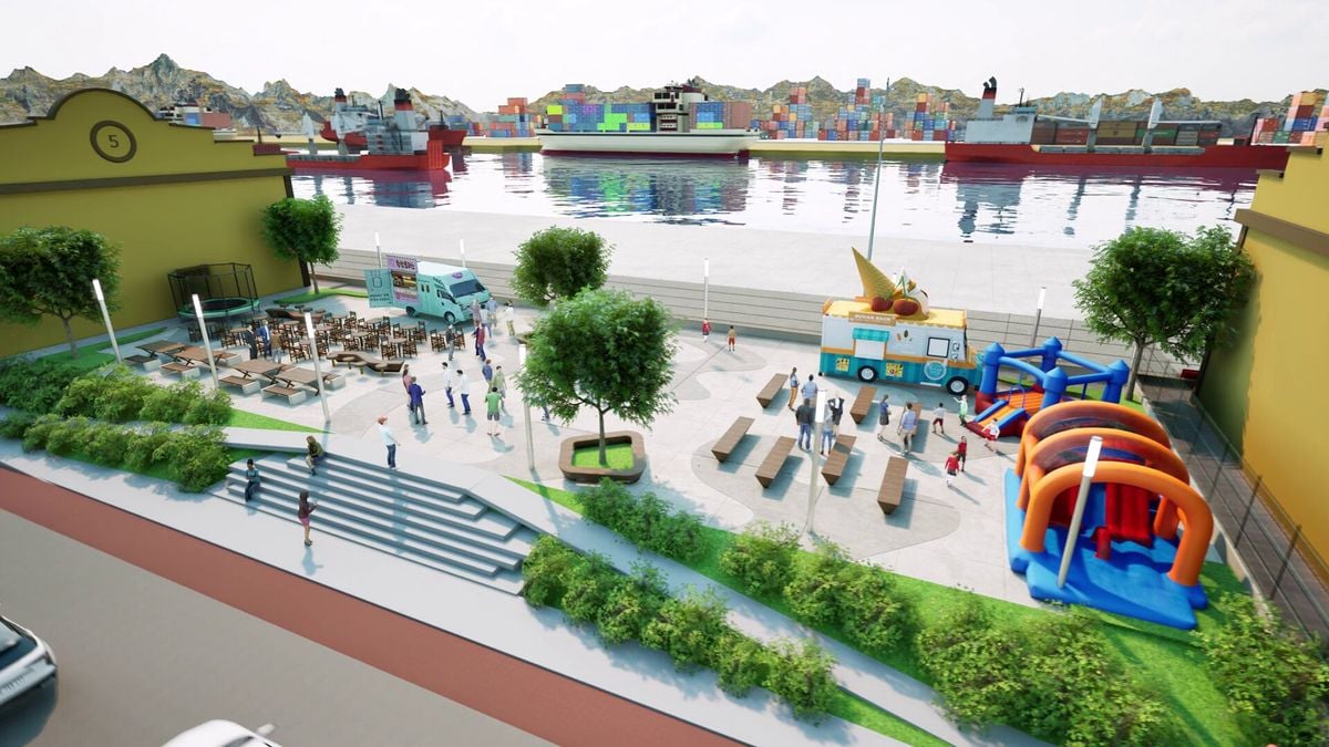 Praça cultural nos armazéns do Porto de Vitória por Divulgação