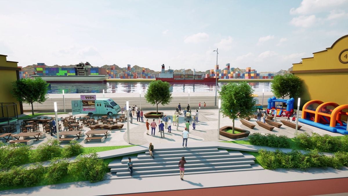 Praça cultural nos armazéns do Porto de Vitória por Divulgação