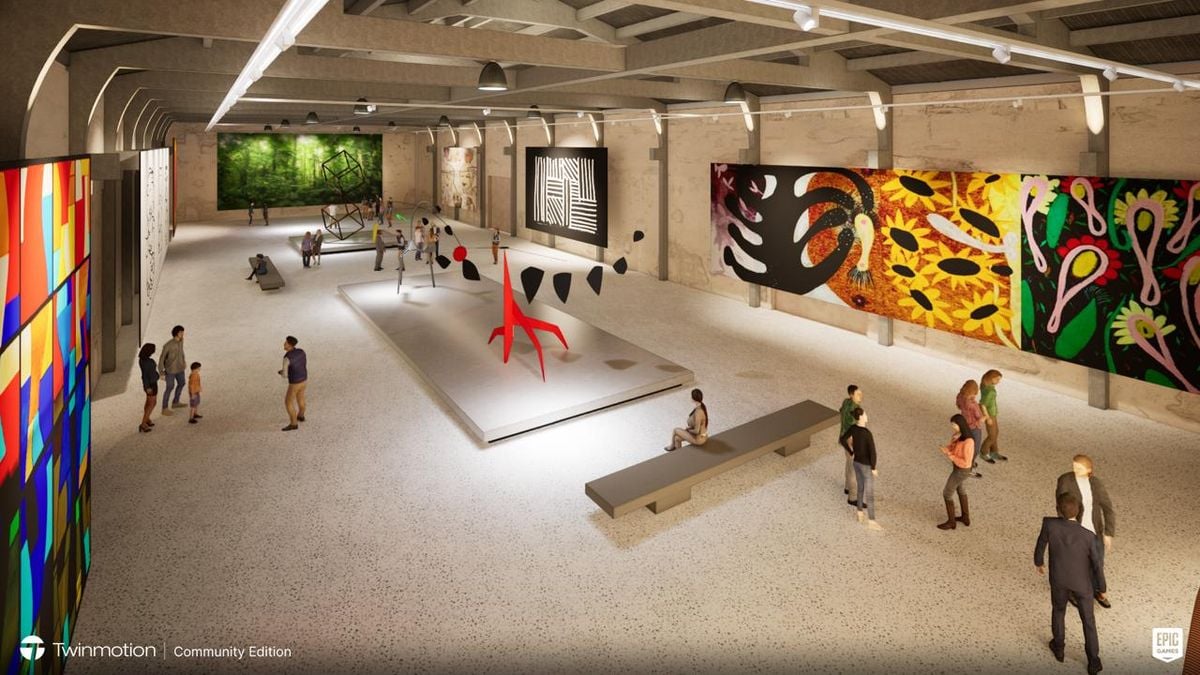 Projeção da nova sede do Museu Vale em armazém do Porto de Vitória por Divulgação
