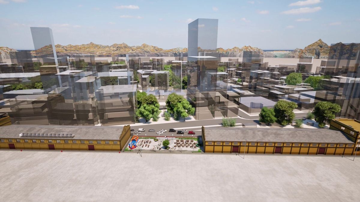 Projeção dos armazéns do Porto de Vitória após reforma por Divulgação