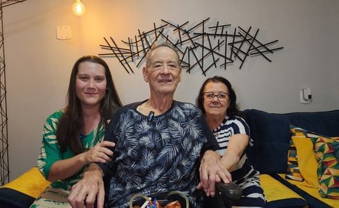 O aposentado Ely José Marçal, 76 anos, foi o primeiro integrante da família a sentir os sintomas da amiloidose hereditária por transtirretina com polineuropatia. Além dele, dez familiares tiveram resultado positivo para a doença