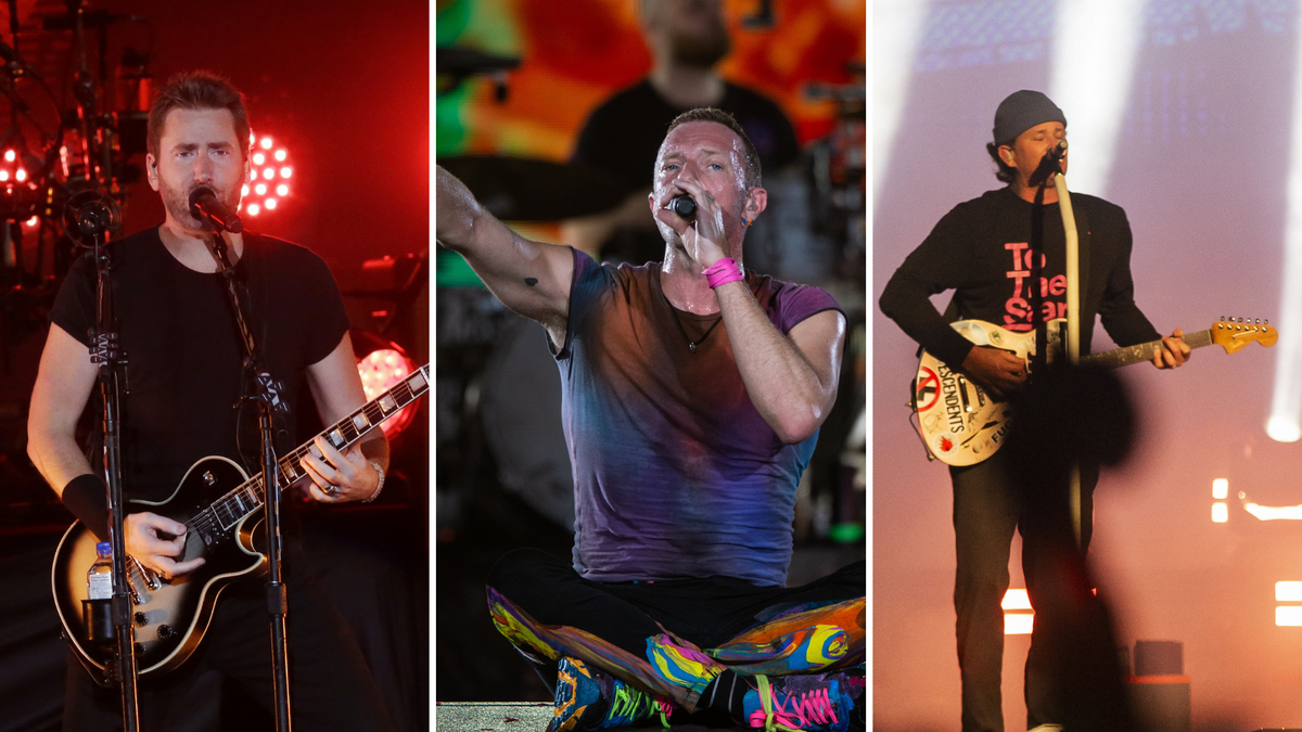 Nickelback, Coldplay e Blink-182 estão entre as bandas de rock preferidas do público