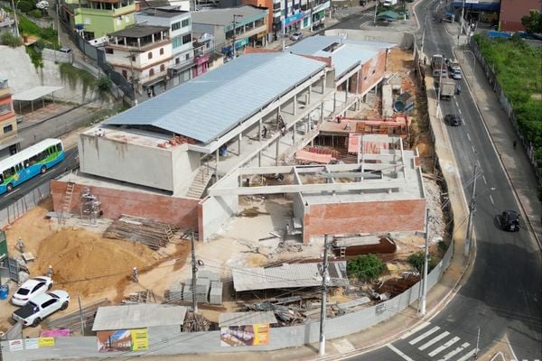 Mercado Municipal de Cariacica: 90% das obras estão concluídas