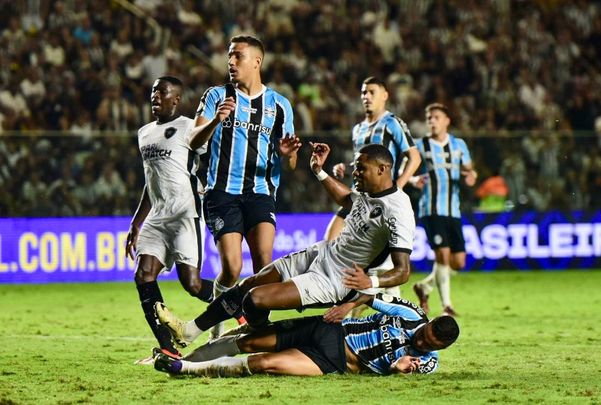Botafogo vence o Grêmio e assume a liderança do Campeonato Brasileiro em noite de festa da torcida capixaba no Kleber Andrade por Carlos Alberto Silva/A Gazeta