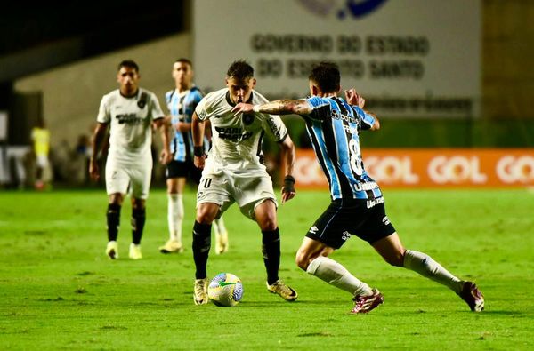 Botafogo vence o Grêmio e assume a liderança do Campeonato Brasileiro em noite de festa da torcida capixaba no Kleber Andrade por Carlos Alberto Silva/A Gazeta