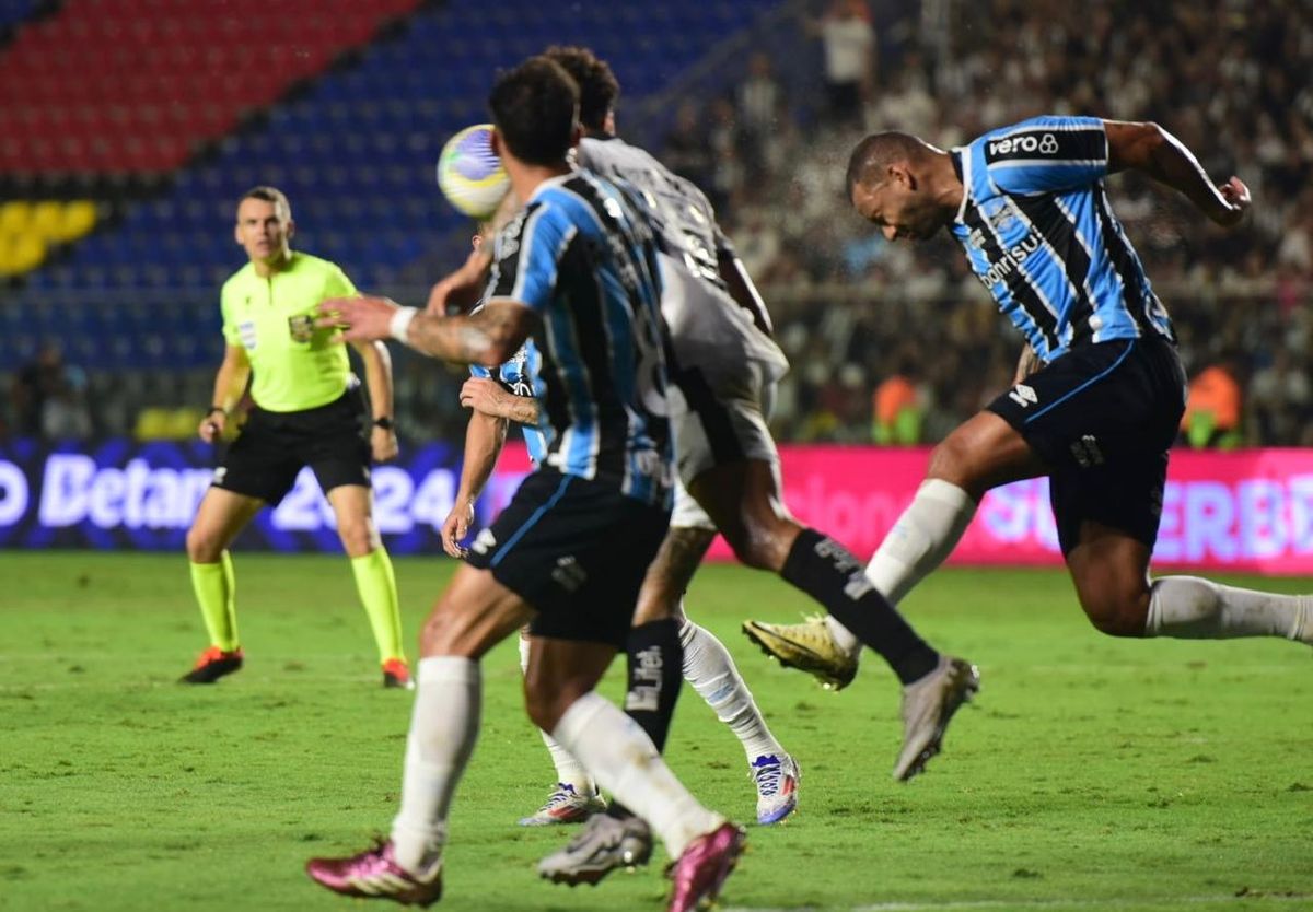 Botafogo vence o Grêmio e assume a liderança do Campeonato Brasileiro em noite de festa da torcida capixaba no Kleber Andrade por Carlos Alberto Silva/A Gazeta