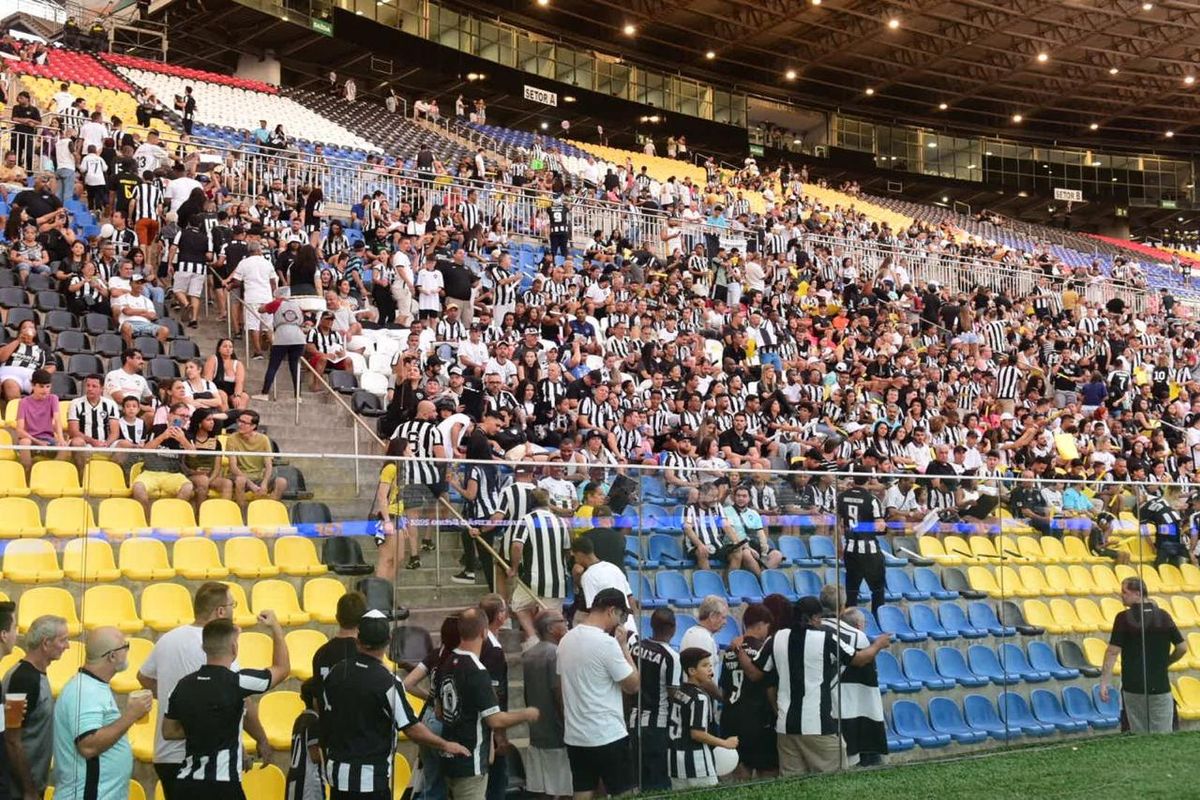 Botafogo vence o Grêmio e assume a liderança do Campeonato Brasileiro em noite de festa da torcida capixaba no Kleber Andrade por Carlos Alberto Silva/A Gazeta