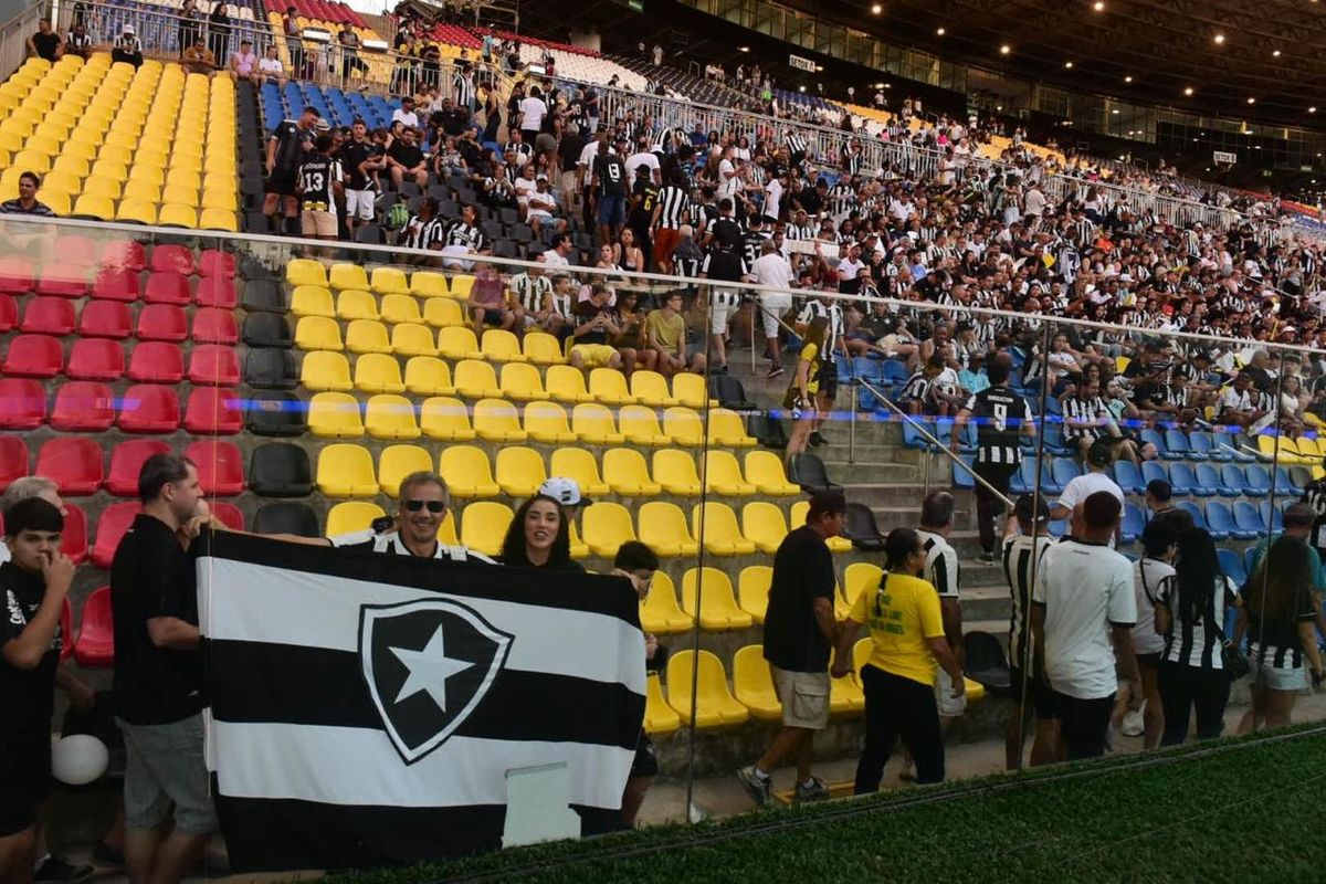 Botafogo vence o Grêmio e assume a liderança do Campeonato Brasileiro em noite de festa da torcida capixaba no Kleber Andrade por Carlos Alberto Silva/A Gazeta