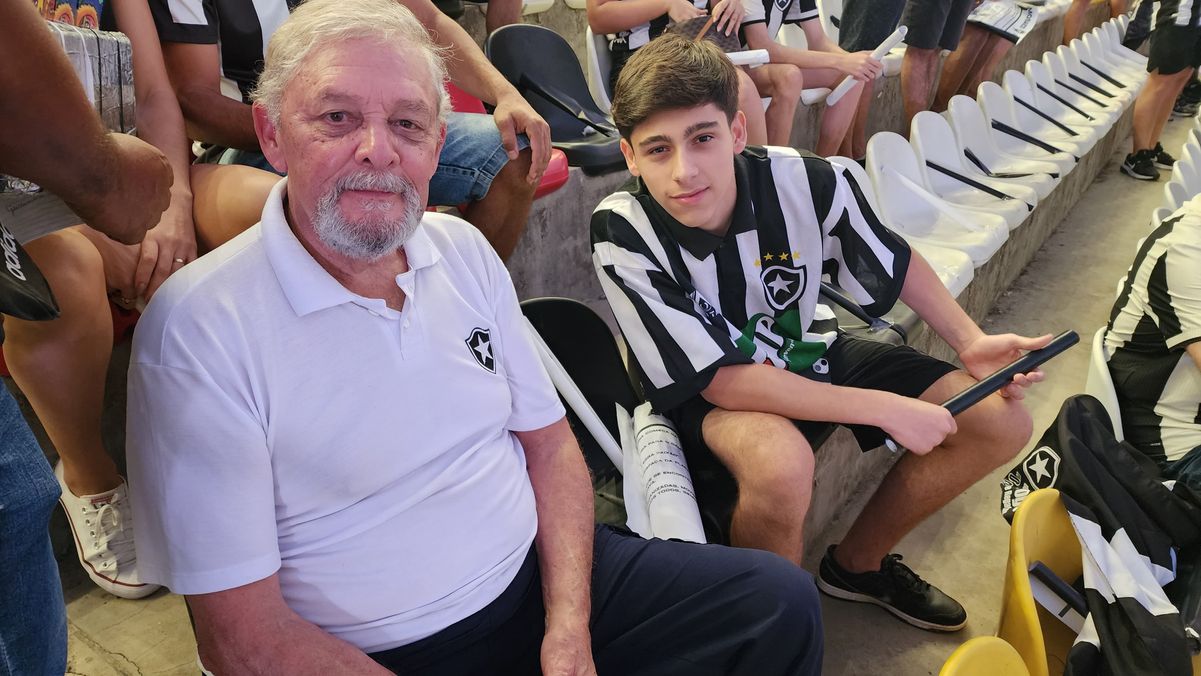 Pedro Augusto e o neto Guilherme: Tradição