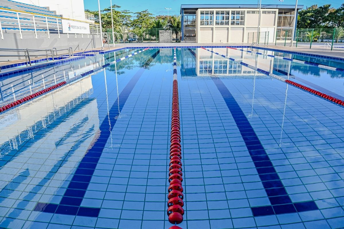 Piscinas do Tancredão, em Vitória, foram reinauguradas por Leonardo Silveira/PMV