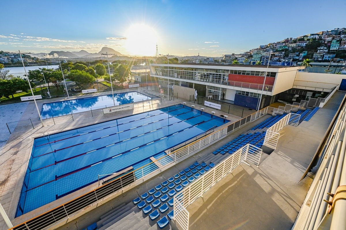 Piscinas do Tancredão, em Vitória, foram reinauguradas por Leonardo Silveira/PMV