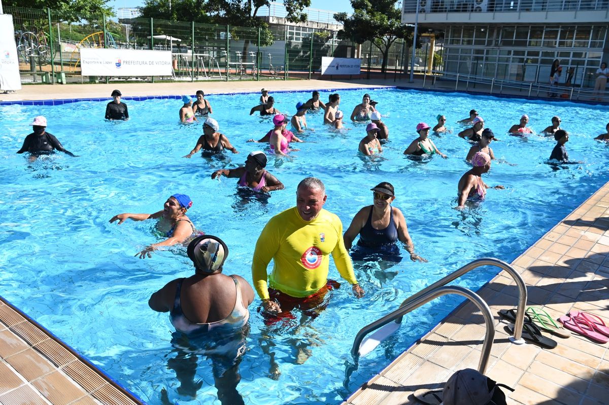 Piscinas do Tancredão, em Vitória, foram reinauguradas por Leonardo Silveira/PMV