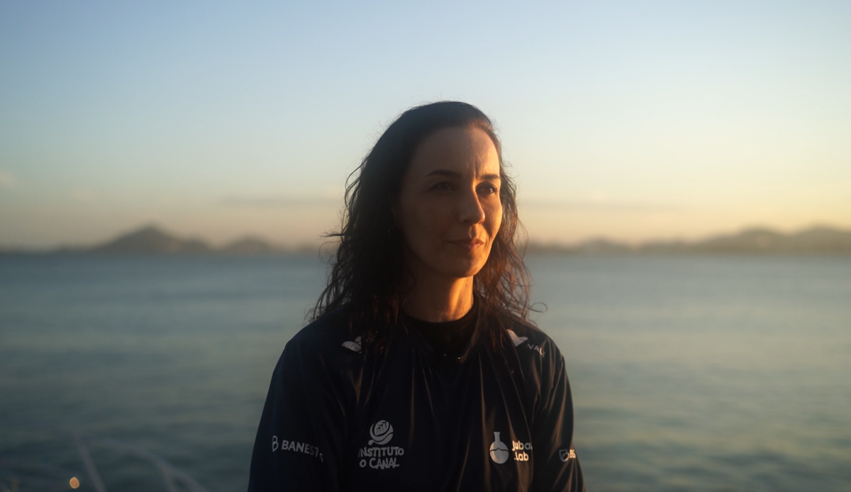 Sâmia Alpoim, biólogo e integrante do Amigos da Jubarte