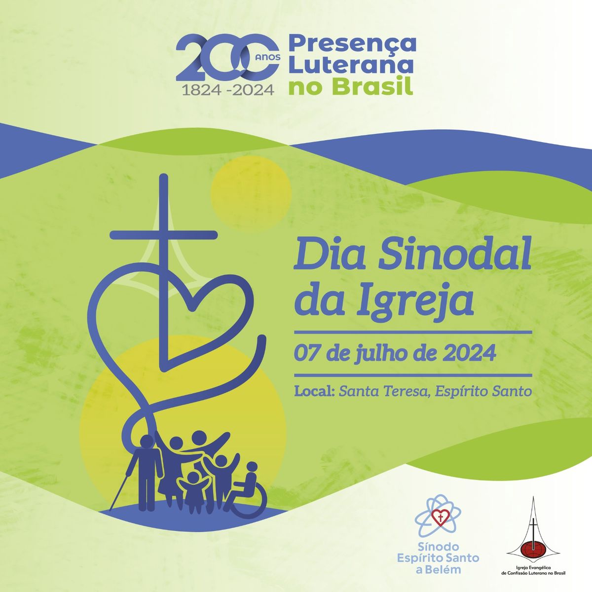 Cartaz de divulgação do Dia Sinodal da Igreja