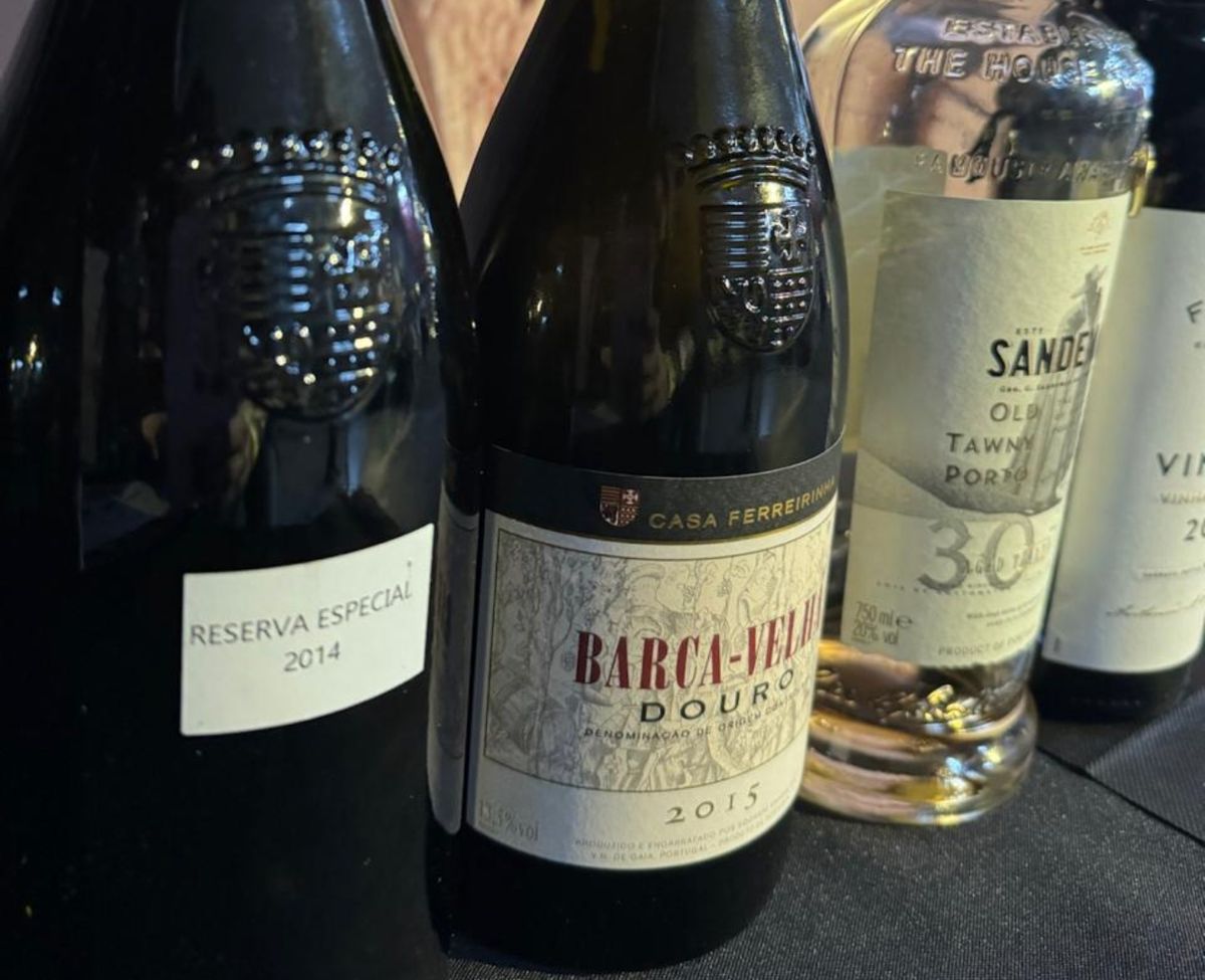 Degustação da safra 2015 do vinho português Barca-Velha 