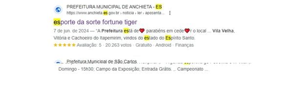 Site da Prefeitura de Anchieta redirecionando para o jogo do tigrinho