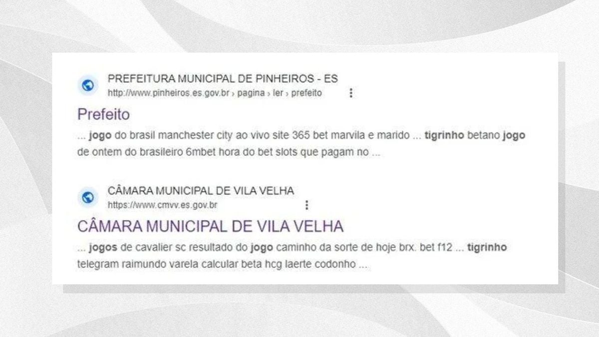 Sites de Pinheiros e Vila velha redirecionando para casas de apostas e jogo do tigrinho