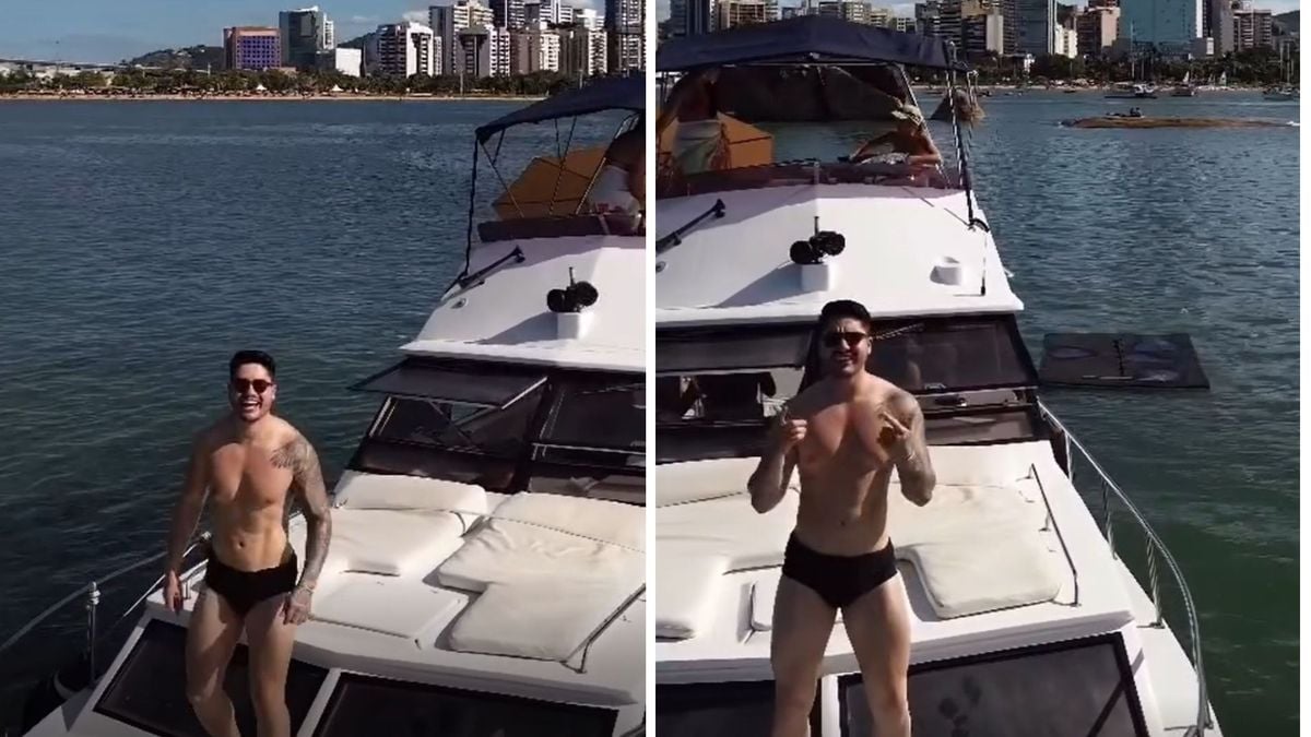 Lucas Souza, ex-namorado de Jojo Todynho, parece dançando em Vitória