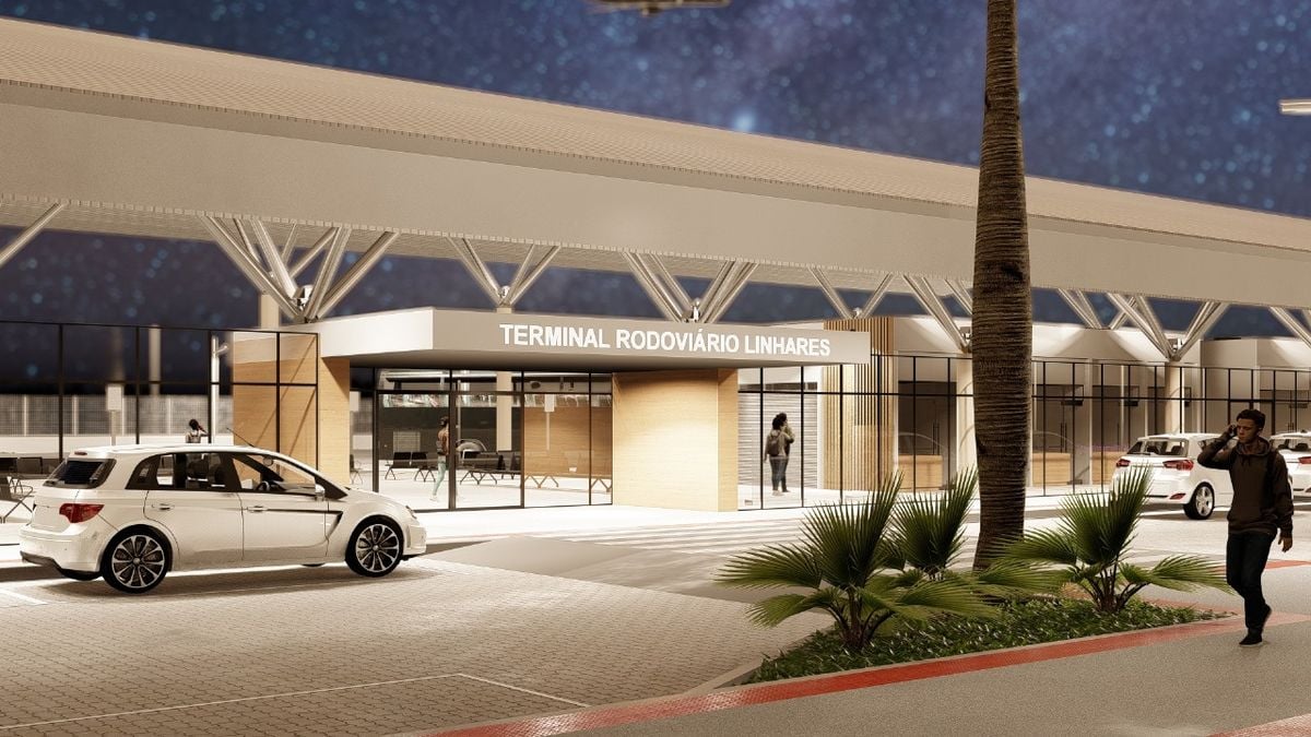 Projeto da futura rodoviária de Linhares por Prefeitura de Linhares
