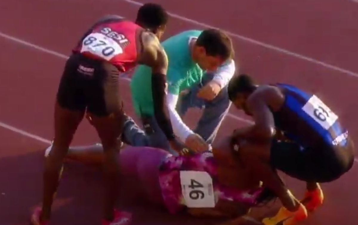 Paulo André Camilo se lesionou na final dos 100 metros rasos no Troféu Brasil de Atletismo