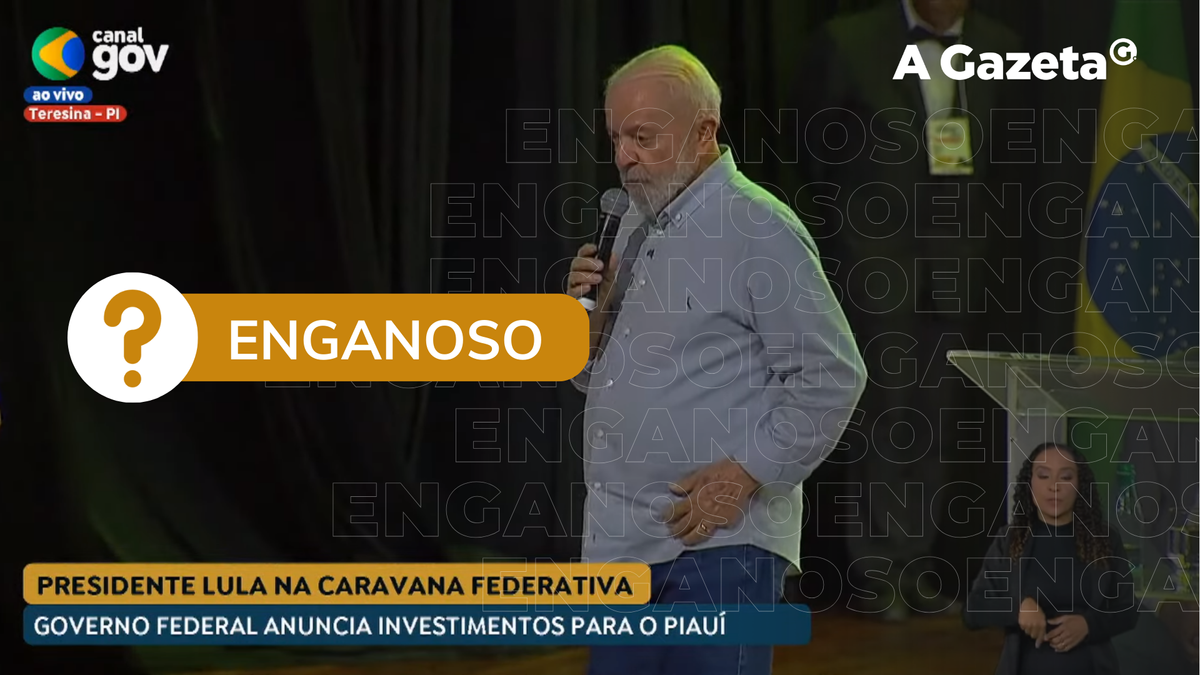 Publicação distorce fala de Lula sobre população carente