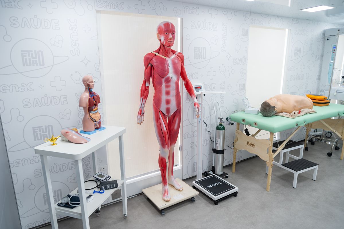 A nova Unidade Móvel do Senac-ES vai atender os cursos de Enfermagem, Estética e Saúde Bucal por Reprodução/Senac-ES