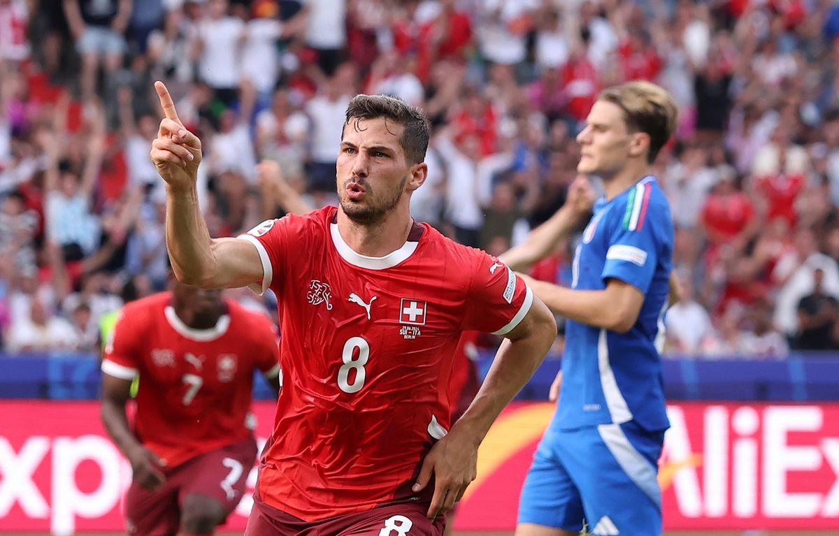 Freuler abriu o placar para os suíços na vitória por 2 a 0 diante da Itália
