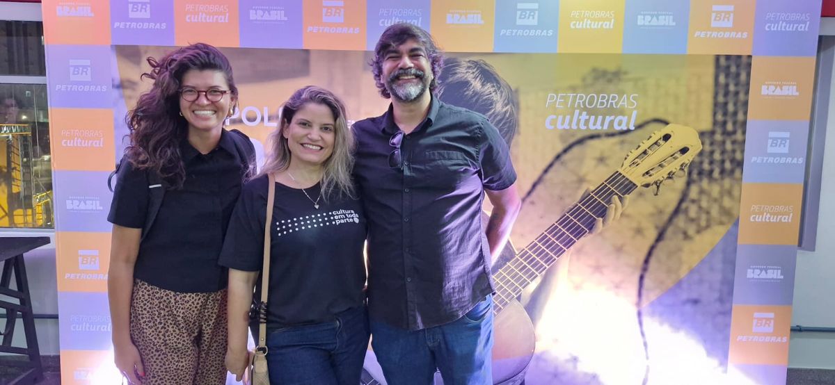 Duana Peixoto, Simone Marçal e Daniel Morelo