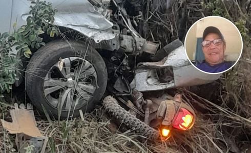 Motorista do carro disse para a PM que foi surpreendido pelo motociclista, que estava no acostamento e tentou fazer uma conversão