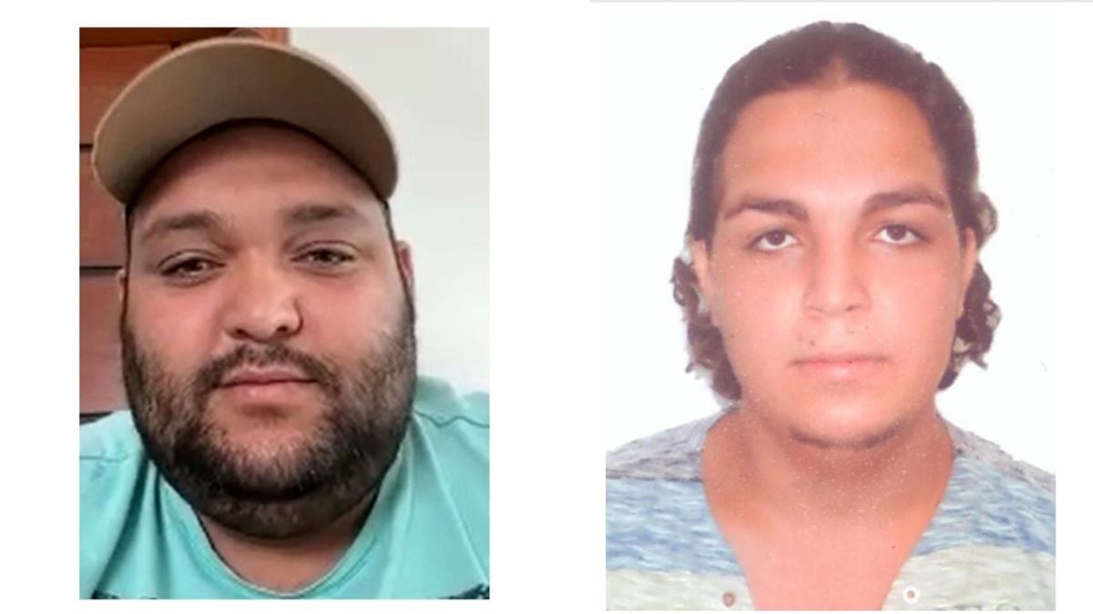 Delvair Pereira (à esquerda) e Odair Pereira (à direita) são procurados pela polícia por duplo homicídio em Linhares