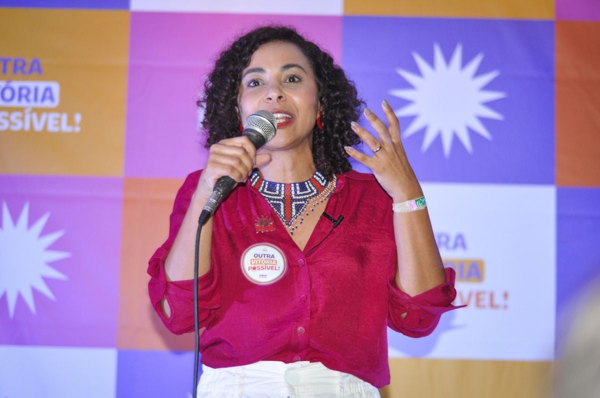 Deputada estadual Camila Valadão (Psol), pré-candidata à Prefeitura de Vitória