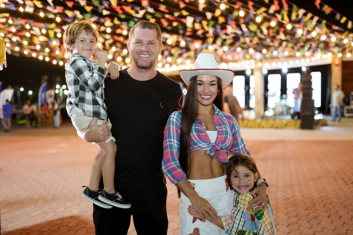 Joaquim, Diego, Marcelly e Sophia Pina