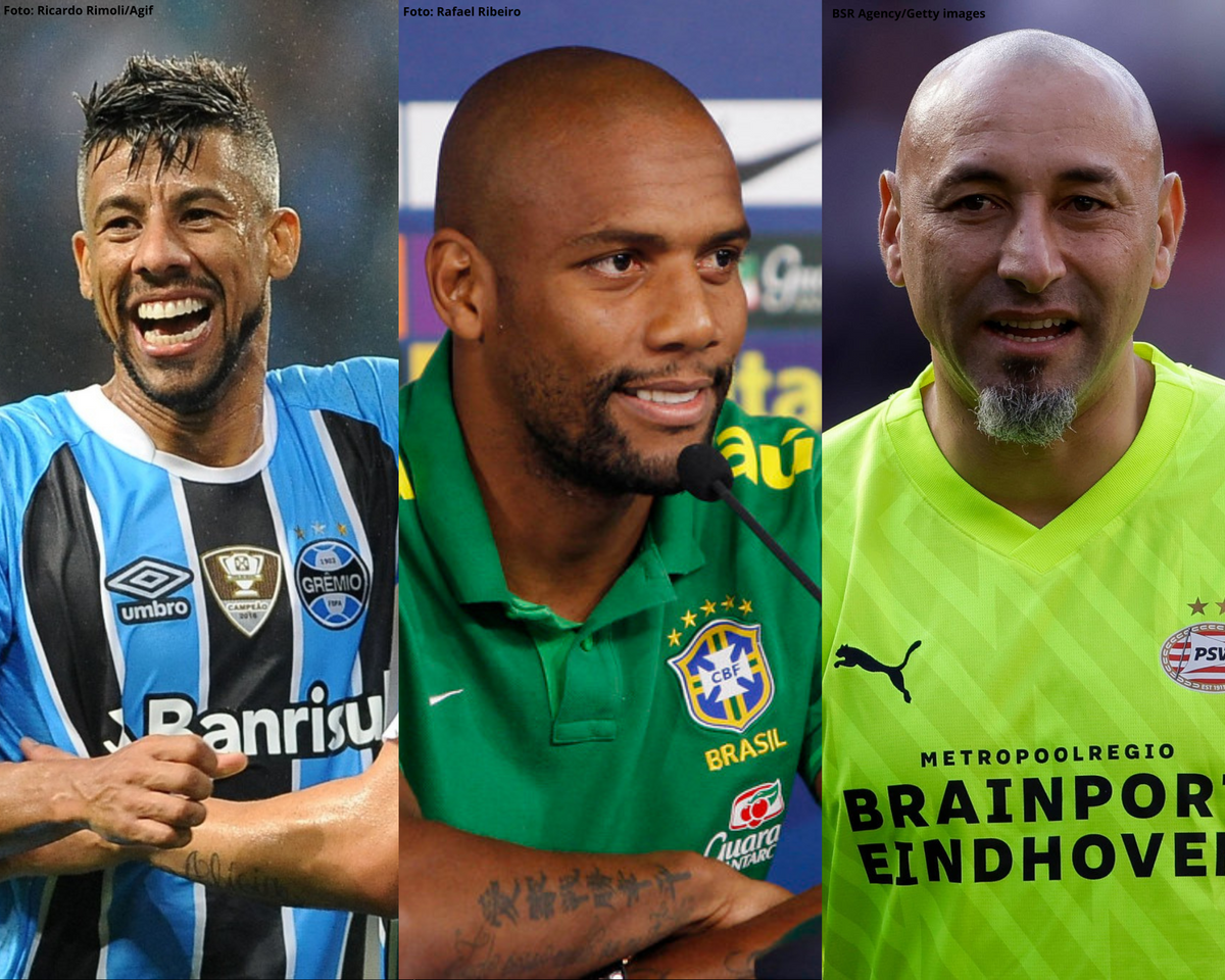 Léo Moura, Maicon e Gomes são confirmados no Jogo das Estrelas com Ronaldinho Gaúcho