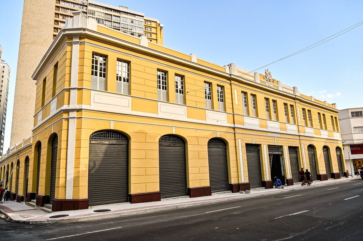 Vista externa do Mercado da Capixaba, no Centro de Vitória por Jansen Lube/PMV
