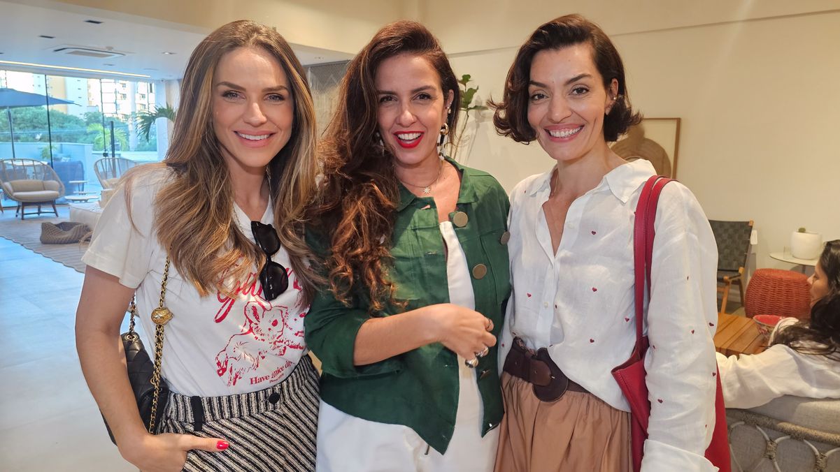 Renata Cani, Georgia Mendonça e Karin Moro 