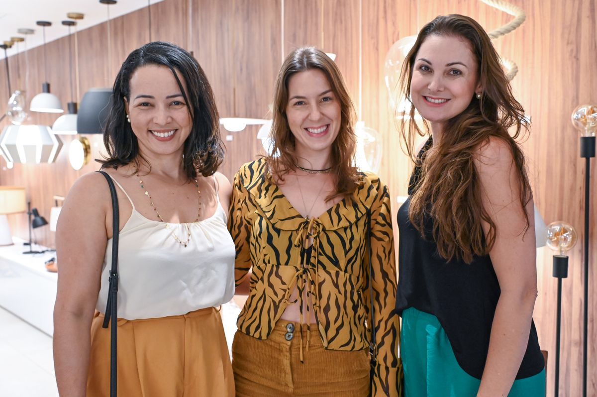 Heloisa Santos, Amanda Daleprane e Cristina Marinato 