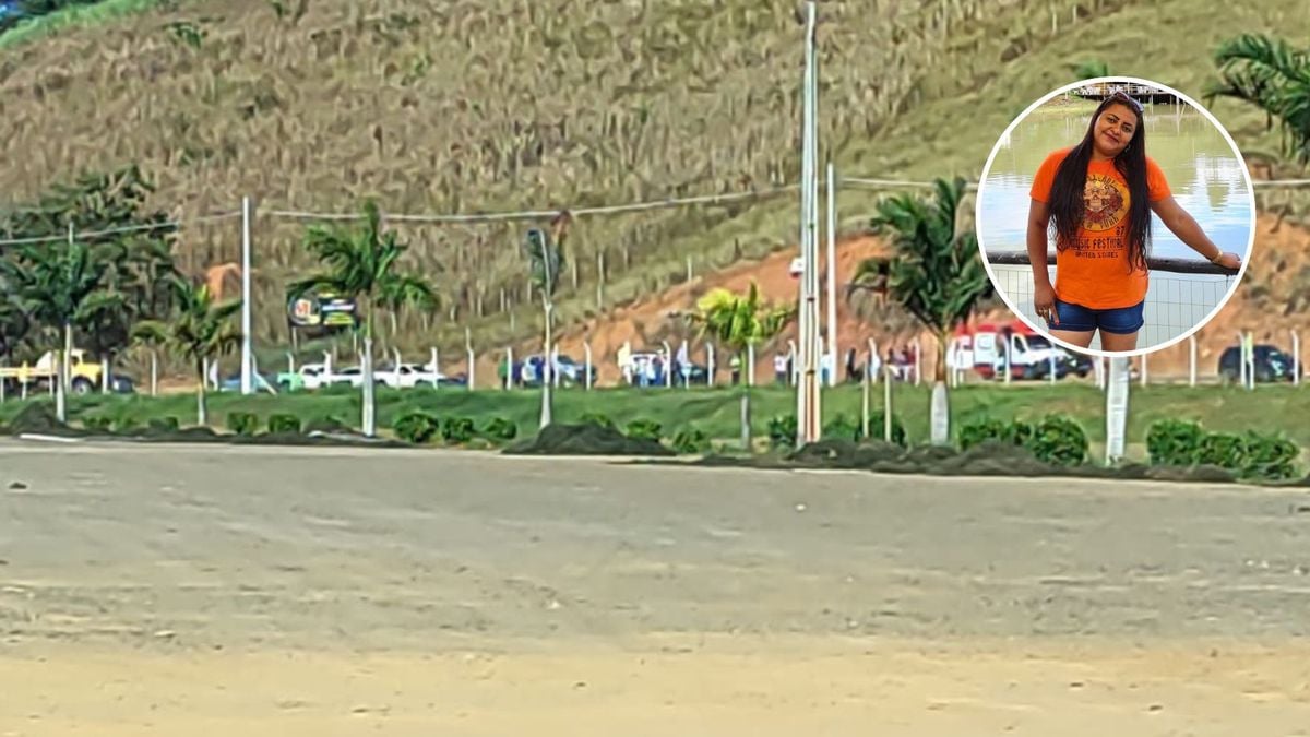 Local onde aconteceu o acidente, em São Gabriel da Palha