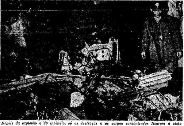 Registro do acidente aéreo em 1959 que matou 20 pessoas em São Paulo
